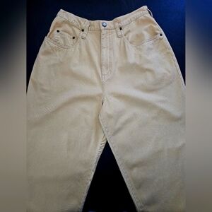 NWT - Express Jeans Yellow Cotton Jeans - Size 11/12 - Vintage
